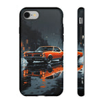 1966 GTO Orange Rainy City Tough Phone Case Cover Gift Art