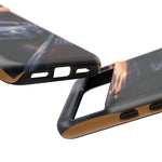 Skyline GT-R R34 White Nurburgring Speed Art Tough Phone Case