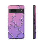 Chrome Thorn Vine Phone Case Vaporwave Tough Cover