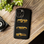Gold Fairlady Z Classic Sports Car Tough Phone Case - 3 View