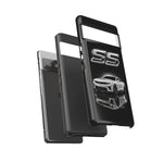White SS Camaro reflection phone case | Car muscle car phone case