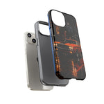 Challenger RT Phone Case, Rainy City Night Muscle Car Tough Cover