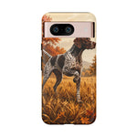 German Shorthaired Pointer Pointing Art Tough Phone Case