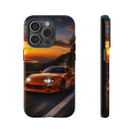 Supra MK4 Orange Touge Night JDM Speed Art Tough Phone Case