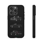 Black Silverado Classic Pickup Tough Phone Case for Chevy Truck Fans