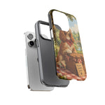 Cocker Spaniel Picnic Scene phone case | vintage dog art
