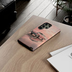 1957 Chevy Bel Air Blush Cream Tough Phone Case for Classic Car Fans
