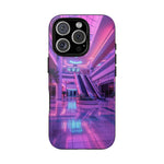 Empty Mall Escalator Vaporwave Art Tough Phone Case