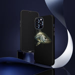 Snook Fishing Phone Case, Saltwater Portrait Black Cover, Gift