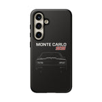 1986 Monte Carlo SS Black Front View Tough Phone Case Cover