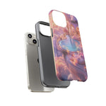 Floating Pool Deck Phone Case, Pastel Cloud 3D Render Cover