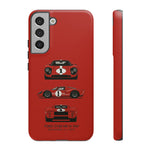 1967 GT40 Mk IV Red Race Car Tough Phone Case Cover Gift