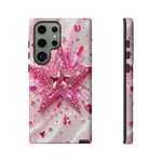 Pink Glitter Star Tough Case | Sparkle Phone Case