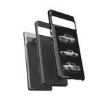 Silver Hakosuka Skyline Classic Sports Car Tough Phone Case for JDM Fans