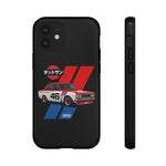 VintageDatsun 510 Racing Stripe JDM Tough Phone Case Cover Gift