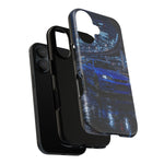 Skyline GT-R R34 Bayside Blue Tokyo Night Art Tough Phone Case
