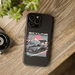 R34 Skyline GT-R Sakura Mountain JDM Tough Phone Case Gift