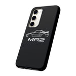 MR2 White Side Silhouette JDM Tough Phone Case Cover Gift