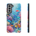 Underwater Coral Reef Phone Case | Colorful Tropical Fish Ocean Scene