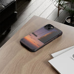 Temple Bell Sunset Phone Case Japan Zen Tough Case