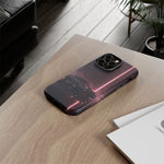 FC RX-7 Pink Neon Fog Column Tough Case