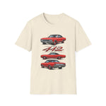 1965 Olds 442 Muscle Car T-Shirt | Classic Red Illustration