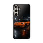 Orange C6 Neon Car Meet Tough Phone Case
