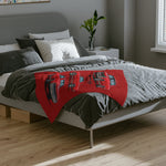 1965 GTO Red Car Blanket | Velveteen Microfiber Throw