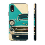 1957 Bel Air Turquoise Retro Tough Phone Case Classic Car Art Cover