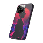 Neon Geisha Silhouette Phone Case | Tough Cover