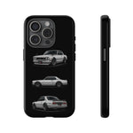 Silver Hakosuka Skyline Classic Sports Car Tough Phone Case for JDM Fans