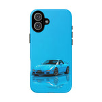 RX-7 Cyan Studio Phone Case Studio Color Match Car Art