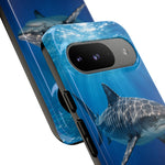 Tiger Shark Phone Case, Dappled Blue Water Tough Cover