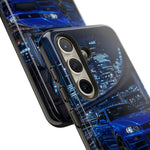 Skyline GT-R R34 Bayside Blue Tokyo Night Art Tough Phone Case