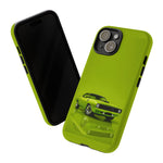 Green Cuda Muscle Car phone case for Gear Heads