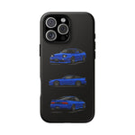 Blue 180SX JDM Sports Car Phone Case Tough Multi View