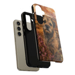 Border Terrier Earthy Watercolor Art Tough Phone Case