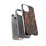 Burmese Golden Sable Portrait Art Tough Phone Case
