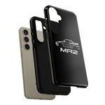 MR2 White Side Silhouette JDM Tough Phone Case Cover Gift