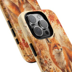 Autumn Fox Woodland Art Tough Phone Case