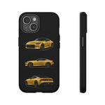 Gold Fairlady Z Classic Sports Car Tough Phone Case - 3 View