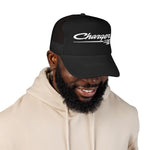 Vintage Style Charger Classic Script Emblem Retro Muscle Car Foam Trucker Hat Snapback Mesh Cap