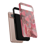 Pink Lip Gloss Heart Mirror Phone Case Girly Tough Case