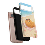 Taiyaki Beach Day Kawaii Tough Phone Case