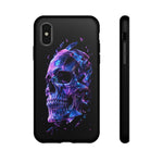 Holographic Skull Phone Case, Shattered Glass Iridescent Cover