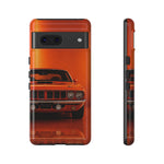 Orange Cuda Phone Case, 71 Classic Muscle Car Tough Cover