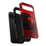 Red Mustang Art Phone Case, GT500 American Muscle Car Tough Cover