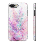 Pastel Galaxy Glitter Splash phone case | tough cover