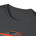 Orange 1979 F150 T-Shirt | Classic Pickup Truck Illustration