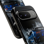 Camaro ZL1 Phone Case, Blue Track Smoke Studio Cover